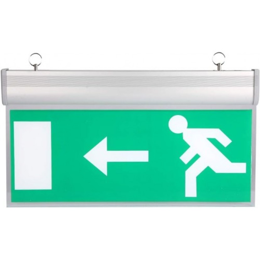 Indicator luminos, LED acrilic pentru semnalizare de urgență Semn de ieșire cu LED, indicator luminos de evacuare pentru economisirea energiei stânga Indicator luminos, LED acrilic pentru semnalizare de urgență Semn de ieșire cu LED, indicator luminos de evacuare pentru economisirea energiei stânga
