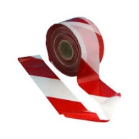 Banda delimitare lungime 200ml , latime 7 cm , rosu cu alb